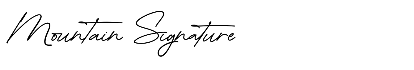 Mountain Signature